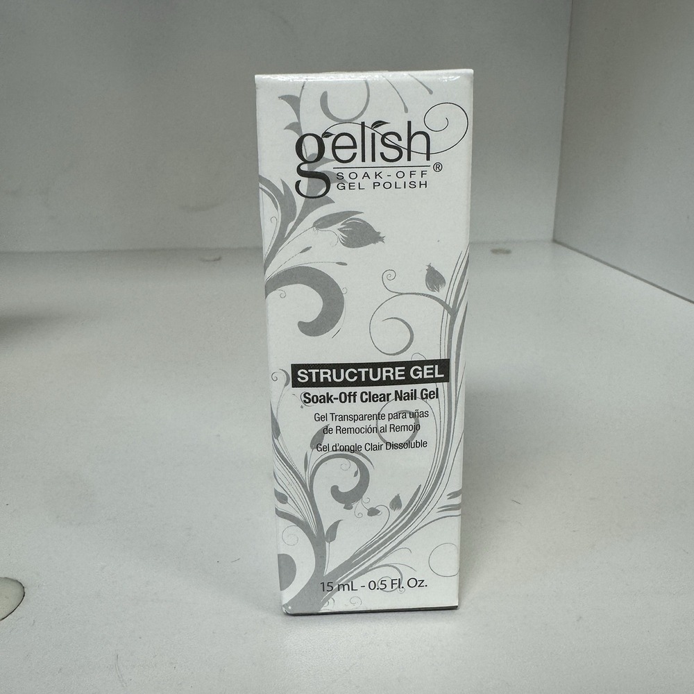 Harmony Gelish - Brush-On Structure Gel - Soak Off CLEAR Nail Gel - 15ml / 0.5oz